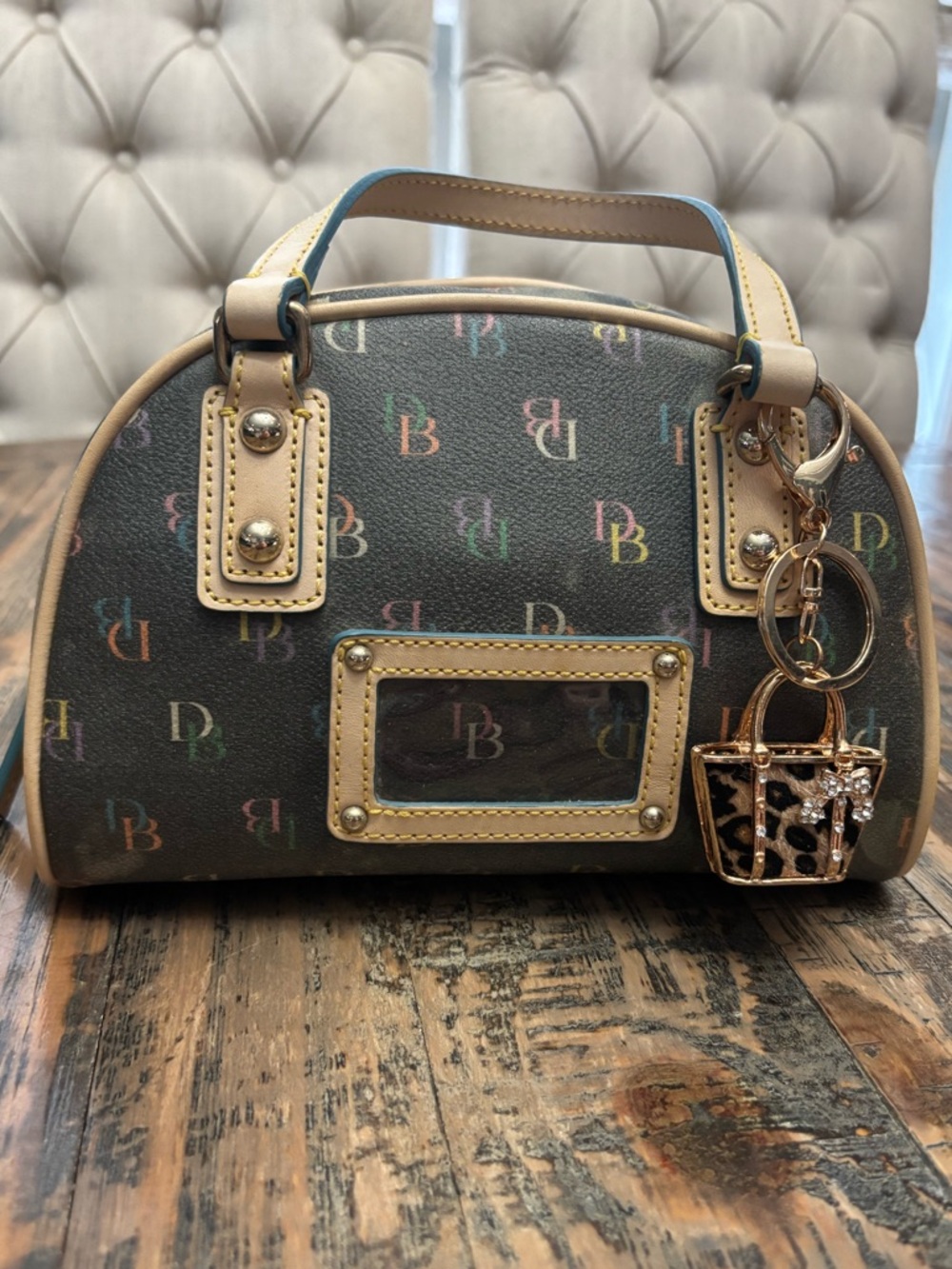 Dooney & Bourke Signature Mini Bowler Bag